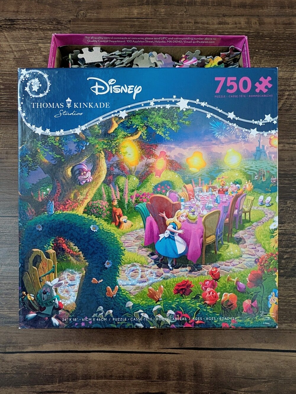 Ceaco Disney Thomas Kinkade Alice In Wonderland 750 Piece Puzzle